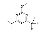 2-methoxy-4-propan-2-yl-6-(trifluoromethyl)pyrimidine Structure