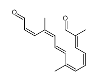 2,7,11-trimethyltetradeca-2,4,6,8,10,12-hexaenedial结构式