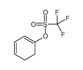 cyclohexa-1,3-dien-1-yl trifluoromethanesulfonate Structure