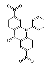 2,7-dinitro-10-phenylphenothiazine 5-oxide Structure