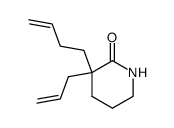 3-allyl-3-(3-butenyl)tetrahydro-2(1H)-pyridinone结构式