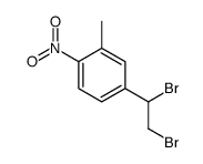 4-(1,2-dibromoethyl)-2-methyl-1-nitrobenzene结构式