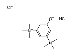 [3-hydroxy-5-(trimethylazaniumyl)phenyl]-trimethylazanium,dichloride Structure