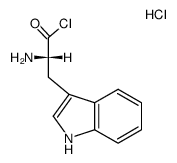 L-tryptophyl chloride , hydrochloride结构式