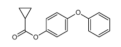 (4-phenoxyphenyl) cyclopropanecarboxylate Structure