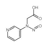 2-(nitroso-pyridin-3-yl-amino)acetic acid structure