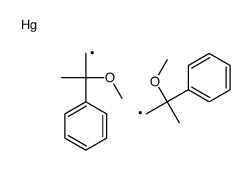 bis(2-methoxy-2-phenylpropyl)mercury Structure