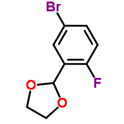 2-(5-Bromo-2-fluorophenyl)-1,3-dioxolane Structure