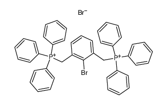 dibromure de 1-bromo-2,6-bis(triphenylphosphoniomethyl)benzene Structure