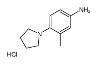 3-methyl-4-pyrrolidin-1-ylaniline,hydrochloride Structure