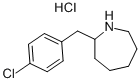 1H-AZEPINE, 2-[(4-CHLOROPHENYL)METHYL]HEXAHYDRO-, HYDROCHLORIDE结构式