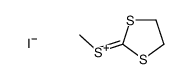 1,3-dithiolan-2-ylidene(methyl)sulfanium,iodide结构式