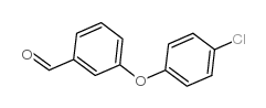 3-(4-氯苯氧基)苯甲醛结构式