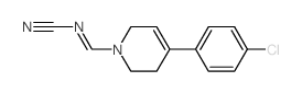 Pyridine,4-(4-chlorophenyl)-1-[(cyanoimino)methyl]-1,2,3,6-tetrahydro-(9CI)结构式