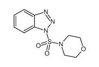 1-(morpholine-4-sulfonyl)-1H-benzotriazole Structure