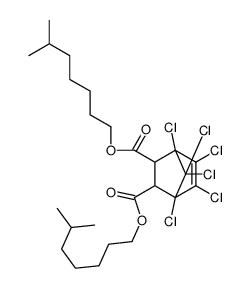 diisooctyl 1,4,5,6,7,7-hexachlorobicyclo[2.2.1]hept-5-ene-2,3-dicarboxylate结构式