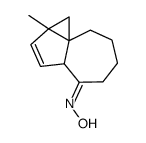 1a-methyl-1a,3a,5,6,7,8-hexahydrocyclopropa[c]azulen-4(1H)-one oxime Structure