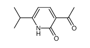 3-acetyl-6-isopropyl-1H-pyridin-2-one结构式