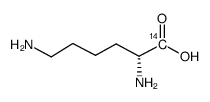 lysine, d-, [1-14c]结构式