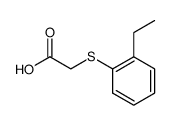 (2-ethyl-phenylsulfanyl)-acetic acid结构式