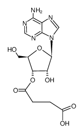 3'-O-hydroxysuccinyladenosine结构式