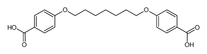 4-[7-(4-carboxyphenoxy)heptoxy]benzoic acid Structure