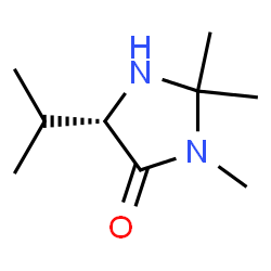 4-Imidazolidinone,2,2,3-trimethyl-5-(1-methylethyl)-,(5S)-(9CI)结构式