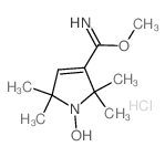 (1-hydroxy-2,2,5,5-tetramethyl-pyrrol-3-yl)-methoxy-methanimine结构式