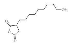 3-[(E)-dec-1-enyl]oxolane-2,5-dione结构式