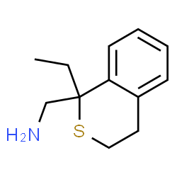 1H-2-Benzothiopyran-1-methanamine,1-ethyl-3,4-dihydro-(9CI) structure