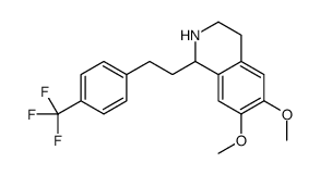 6,7-DIMETHOXY-1-[2-(4-TRIFLUOROMETHYL-PHENYL)-ETHYL]-1,2,3,4-TETRAHYDRO-ISOQUINOLINE结构式