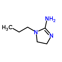1H-Imidazol-2-amine,4,5-dihydro-1-propyl- Structure