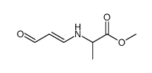 methyl (3-oxoprop-1-en-1-yl)alaninate结构式
