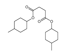 bis(4-methylcyclohexyl) butanedioate结构式