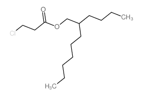 2-butyloctyl 3-chloropropanoate Structure