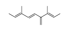 (2E,4E,7E)-3,7-dimethyl-6-methylenenona-2,4,7-triene结构式