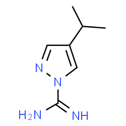 1H-Pyrazole-1-carboximidamide,4-(1-methylethyl)-(9CI) structure