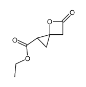 ethyl 5-oxo-4-oxaspiro[2.3]hexane-1-carboxylate结构式