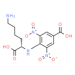 4-[[(S)-5-Amino-1-carboxypentyl]amino]-3,5-dinitrobenzoic acid结构式