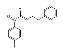 1-(1-chloro-4-phenylbut-1-enyl)sulfinyl-4-methylbenzene Structure