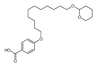 4-[11-(oxan-2-yloxy)undecoxy]benzoic acid Structure