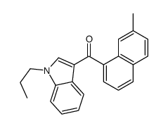(7-methylnaphthalen-1-yl)-(1-propylindol-3-yl)methanone Structure