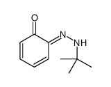 6-(tert-butylhydrazinylidene)cyclohexa-2,4-dien-1-one结构式