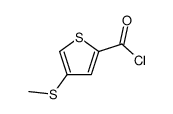 2-Thiophenecarbonylchloride,4-(methylthio)-(9CI) Structure