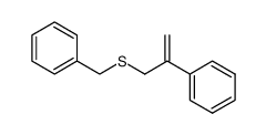 1-benzylthio-2-phenyl-2-propene结构式