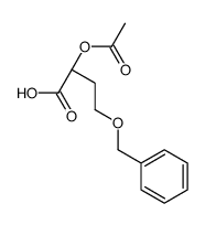 (2S)-2-acetyloxy-4-phenylmethoxybutanoic acid Structure