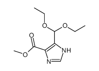 METHYL 5-DIETHOXYMETHYLIMIDAZOLE-4-CARBOXYLATE Structure