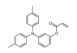 [3-(4-methyl-N-(4-methylphenyl)anilino)phenyl] prop-2-enoate结构式