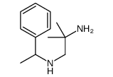 2-Methyl-N1-(1-phenylethyl)-1,2-propanediamine Structure