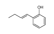 (E)-2-(but-1-enyl)phenol结构式